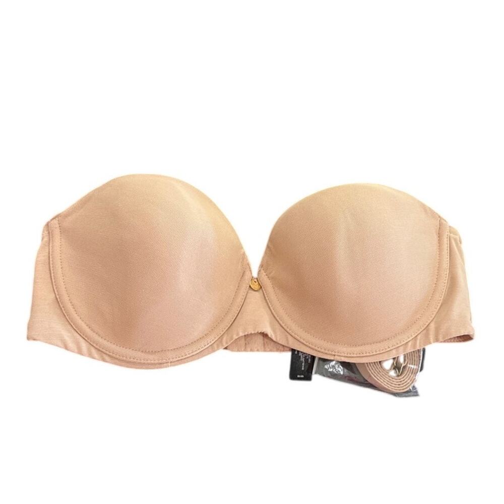 Natori Streamline Full Figure Underwire Strapless Multiway Bra Size 34C #749146